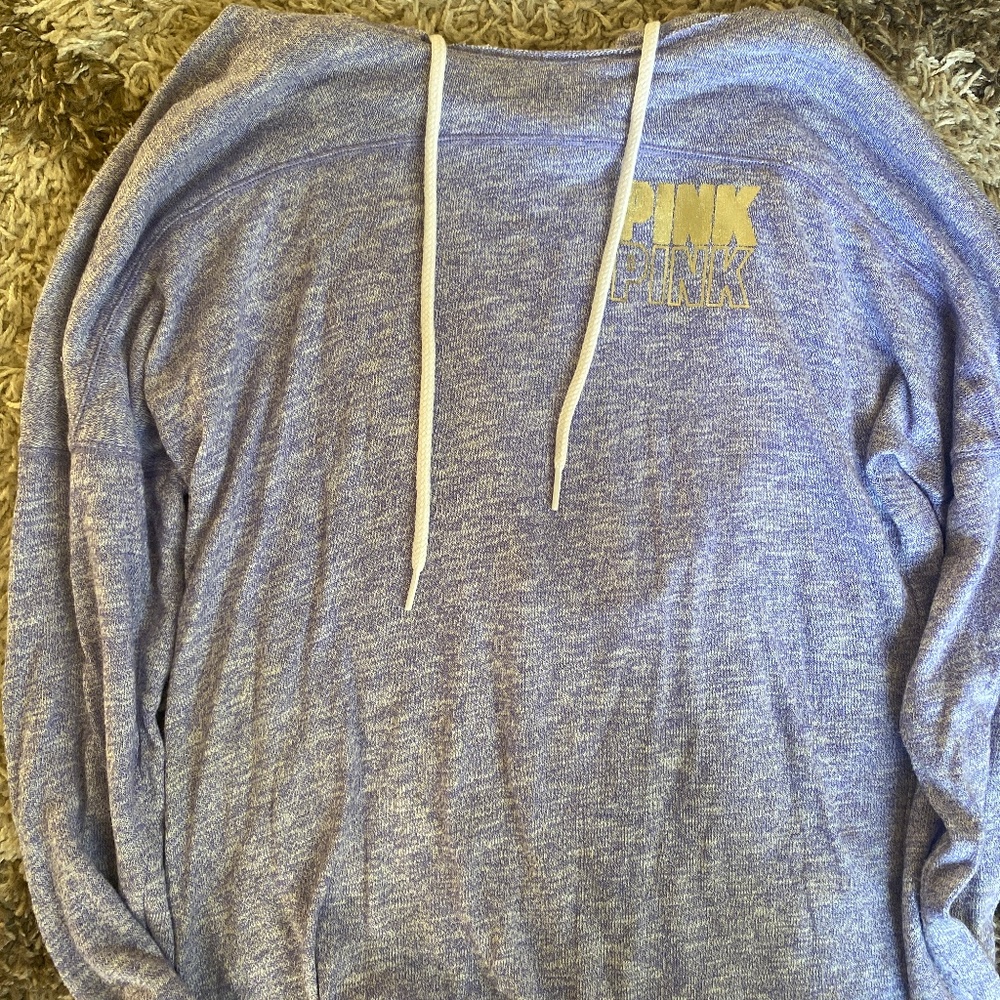 PINK Cut out hoodie